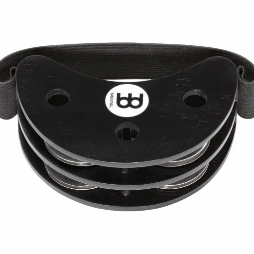 MEINL Foot Tambourine Steel Jingles Black