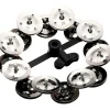 MEINL Headliner Hi Hat Tambourine Steel Jingles Black 2 Row