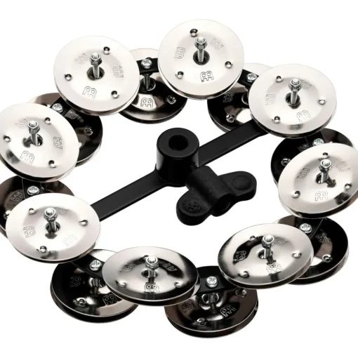 MEINL Headliner Hi Hat Tambourine Steel Jingles Black 2 Row