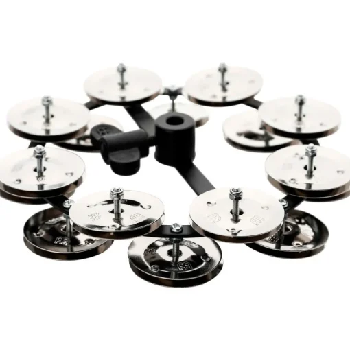 MEINL Headliner Hi Hat Tambourine Steel Jingles Black 2 Row