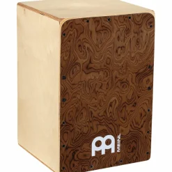 MEINL Snarecraft Series Mid-Size Cajon, Burl Wood