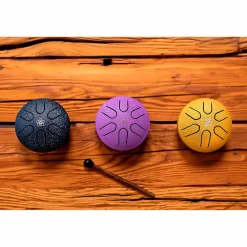 MEINL Sonic Energy A Major Pocket Steel Tongue Drum, Venus Flower