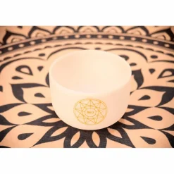 MEINL Sonic Energy Solfeggio Crystal Singing Bowl B4 10 in.