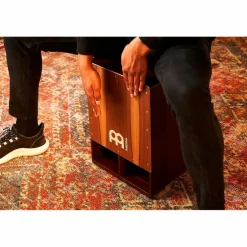 MEINL Subwoofer Jumbo Bass Cajon Walnut Frontplate