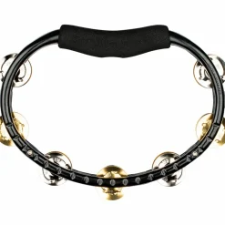 MEINL Traditional Handheld Molded ABS Tambourine Black