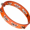 MEINL Wood Tambourine One Row Steel Jingles
