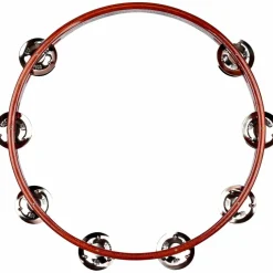 MEINL Wood Tambourine One Row Steel Jingles