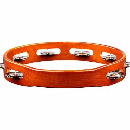 MEINL Wood Tambourine One Row Steel Jingles