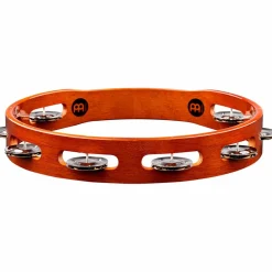 MEINL Wood Tambourine One Row Steel Jingles