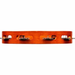MEINL Wood Tambourine One Row Steel Jingles