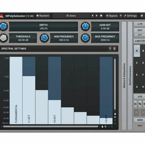 MeldaProduction MPolySaturator Spectral Saturation Software Download