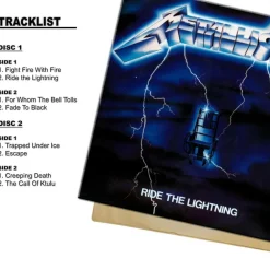Metallica - Ride the Lightning Vinyl LP (180 Gram Vinyl)