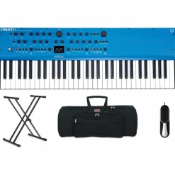Modal Electronics Limited Cobalt8X 61-Key 8-Voice Extended Virtual Analog Synthesizer Stage Bundle