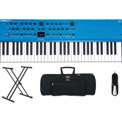 Modal Electronics Limited Cobalt8X 61-Key 8-Voice Extended Virtual Analog Synthesizer Stage Bundle