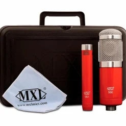 MXL 550/551R Recording Microphone Kit Red