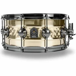 Natal Drums Meta Beaded Hand Hammered Snare 14 x 6.5 in. Brass