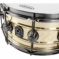 Natal Drums Meta Beaded Hand Hammered Snare 14 x 6.5 in. Brass