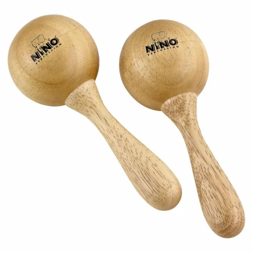 Nino Wood Maracas Natural Medium