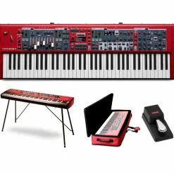 Nord Stage 4 73-Key Keyboard With Nord Soft Case, Single Pedal and Stand EX