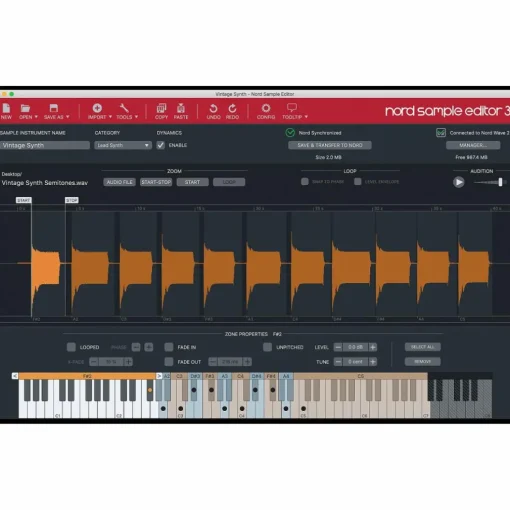 Nord Wave 2 61-Key Performance Synthesizer Essentials Bundle