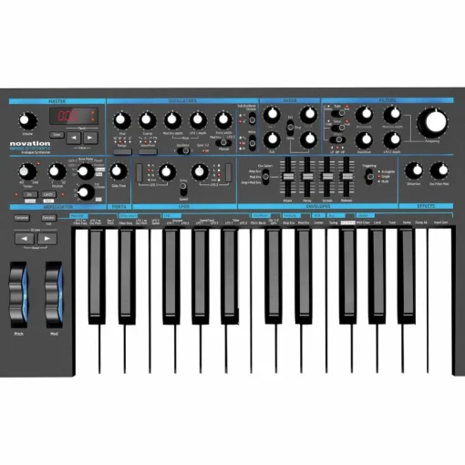 Novation Bass Station II Analog Synthesizer with Bag