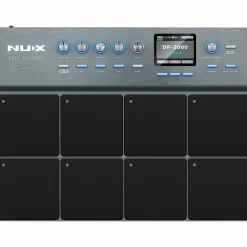 NUX DP-2000 Digital Percussion Pad with 8 Velocity Sensitive Pads, FX, and Bluetooth Black