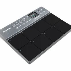 NUX DP-2000 Digital Percussion Pad with 8 Velocity Sensitive Pads, FX, and Bluetooth Black