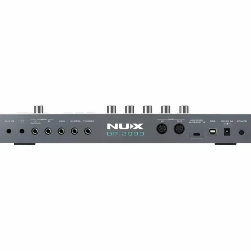 NUX DP-2000 Digital Percussion Pad with 8 Velocity Sensitive Pads, FX, and Bluetooth Black