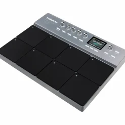 NUX DP-2000 Digital Percussion Pad with 8 Velocity Sensitive Pads, FX, and Bluetooth Black