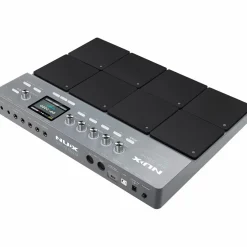 NUX DP-2000 Digital Percussion Pad with 8 Velocity Sensitive Pads, FX, and Bluetooth Black