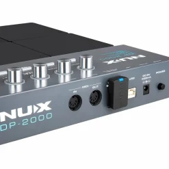 NUX DP-2000 Digital Percussion Pad with 8 Velocity Sensitive Pads, FX, and Bluetooth Black
