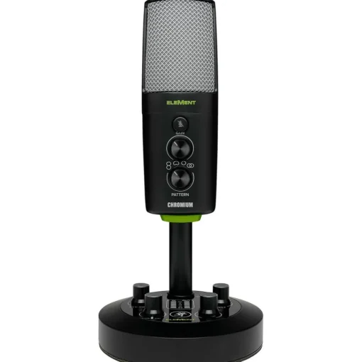 Open Box Mackie EM-CHROMIUM Premium USB Condenser Microphone with Built-in 2-Channel Mixer Level 2 197881102937