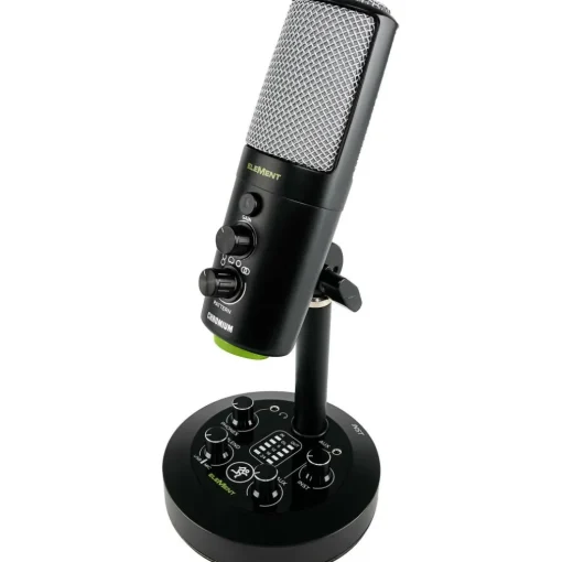 Open Box Mackie EM-CHROMIUM Premium USB Condenser Microphone with Built-in 2-Channel Mixer Level 2 197881102937