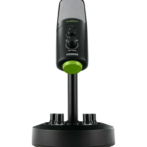 Open Box Mackie EM-CHROMIUM Premium USB Condenser Microphone with Built-in 2-Channel Mixer Level 2 197881102937