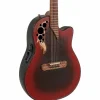 Ovation 2087GT Adamas Series Deep Contour Acoustic-Electric Guitar Reverse Red Burst
