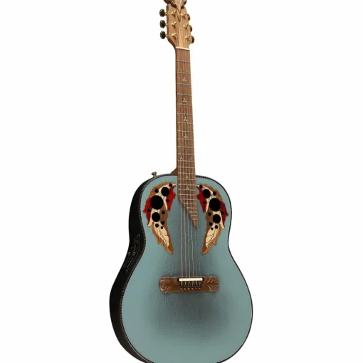 Ovation 1687GT Adamas Series Deep Acoustic-Electric Guitar Reverse Blue Burst