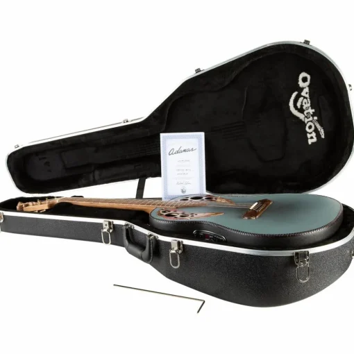 Ovation 1687GT Adamas Series Deep Acoustic-Electric Guitar Reverse Blue Burst