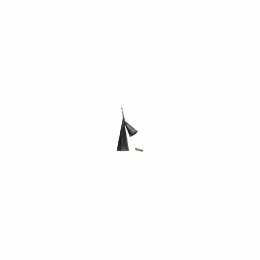 Overseas Connection Ghana Double Gonkogwe Bell With Stick Black 14 in.