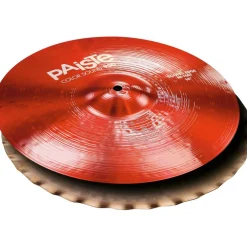 Paiste Colorsound 900 Sound Edge Hi Hat Cymbal Red 14 in. Top