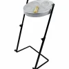 Panyard Jumbie Jam Steel Drum Kit with Metal Z-Floor Stand Silver