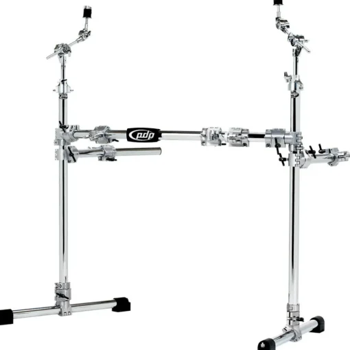 PDP by DW Chrome-Plated Drum and Cymbal Rack Package