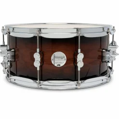 PDP by DW Concept Maple Exotic Snare Drum 14 x 6.5 in. Walnut to Charcoal Burst