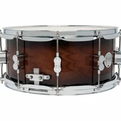 PDP by DW Concept Maple Exotic Snare Drum 14 x 6.5 in. Walnut to Charcoal Burst