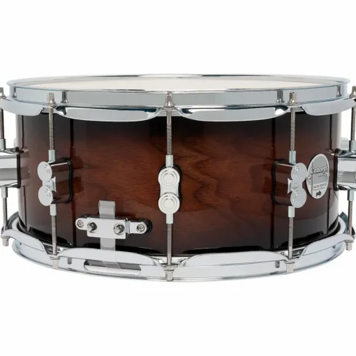 PDP by DW Concept Maple Exotic Snare Drum 14 x 6.5 in. Walnut to Charcoal Burst