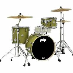PDP by DW Concept Maple 3-Piece Bop Shell Pack Satin Olive