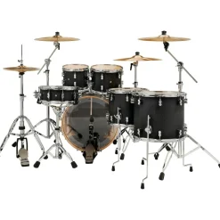 PDP by DW Concept Maple 6-Piece Shell Pack With Chrome Hardware Carbon Fiber