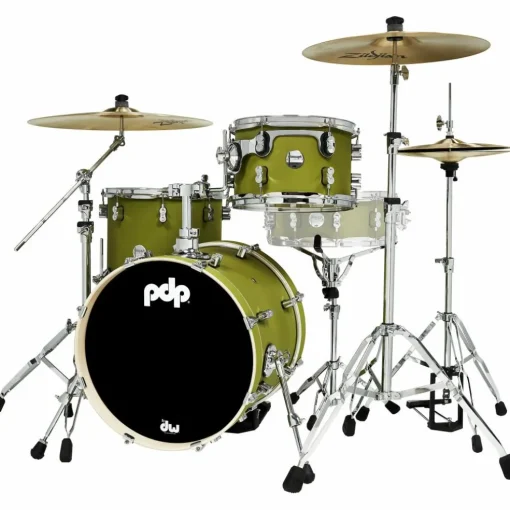 PDP by DW Concept Maple 3-Piece Bop Shell Pack Satin Olive