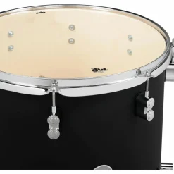 PDP by DW Concept Maple 5-Piece Shell Pack with Chrome Hardware Satin Black