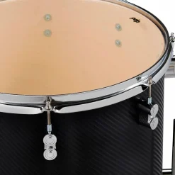PDP by DW Concept Maple 6-Piece Shell Pack With Chrome Hardware Carbon Fiber