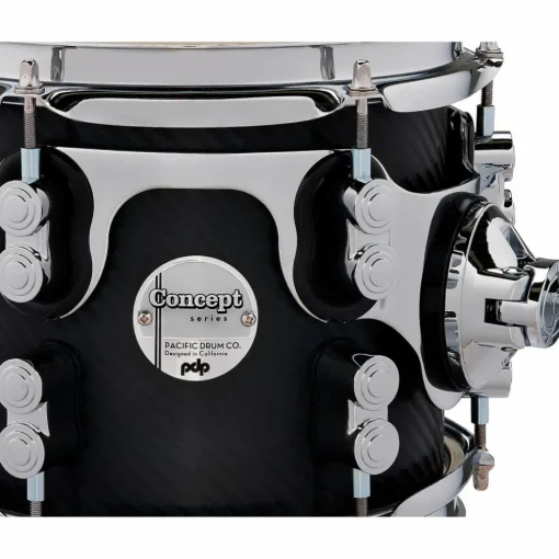 PDP by DW Concept Maple 6-Piece Shell Pack With Chrome Hardware Carbon Fiber